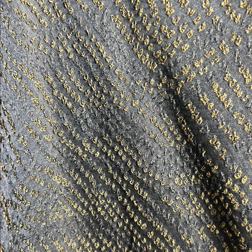 Eileen Fisher Medium Silk Blend Jacquard Wave Textured Open Front Jacket - Picture 7 of 13